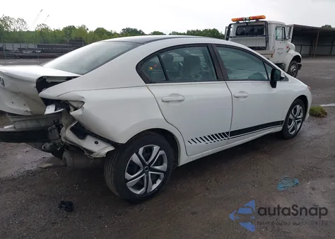 2012 Honda Civic Lx из США, поврежденный, VIN 19XFB2F5XCE095925